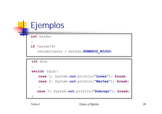 Clases y objetos de java | PDF