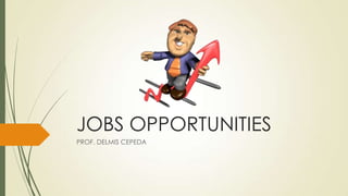 JOBS OPPORTUNITIES
PROF. DELMIS CEPEDA
 