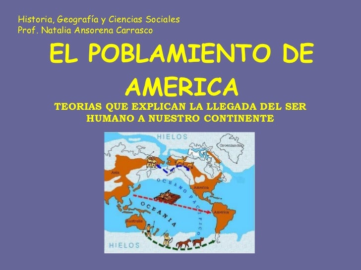 Clase poblamiento americano