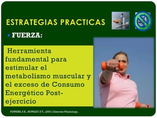  FUERZA:




POWERS, S K., HOWLEY, E T., (2001) Exercise Physiology..
 