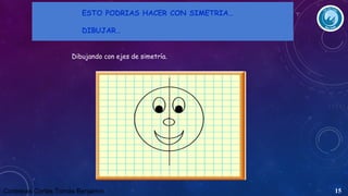 ESTO PODRIAS HACER CON SIMETRIA…
DIBUJAR…
Dibujando con ejes de simetría.

Contreras Cortés Tomás Benjamín

15

 