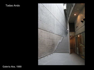 Tadao Ando Galería Aka, 1988 