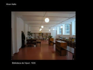 Alvar Aalto Biblioteca de Vipuri, 1935 