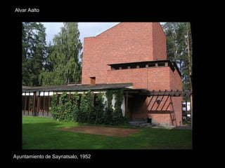 Alvar Aalto Ayuntamiento de Saynatsalo, 1952 