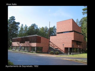 Alvar Aalto Ayuntamiento de Saynatsalo, 1952 