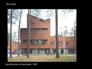 Alvar Aalto Ayuntamiento de Saynatsalo, 1952 