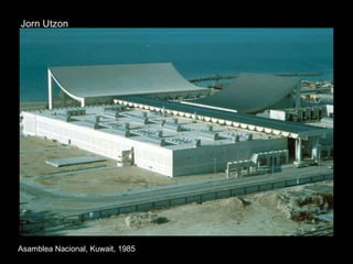Jorn Utzon Asamblea Nacional, Kuwait, 1985 