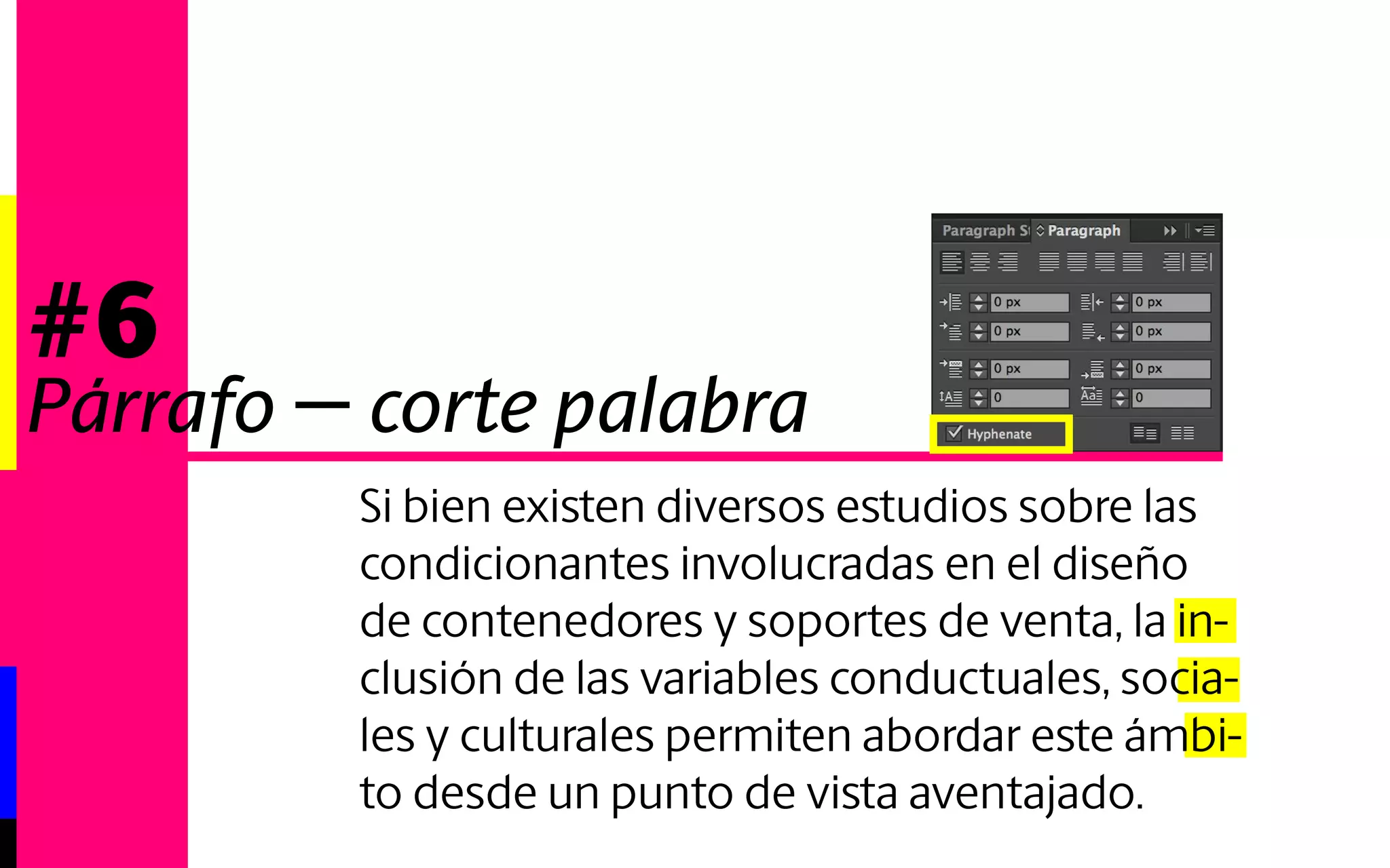 Si bien existen diversos estudios sobre las 
condicionantes involucradas en el diseño 
de contenedores y soportes de venta, la in-clusión 
de las variables conductuales, socia-les 
y culturales permiten abordar este ámbi-to 
desde un punto de vista aventajado. 
#6 
Párrafo - tracking -10 
 