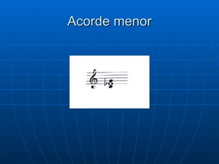 Acorde menor 