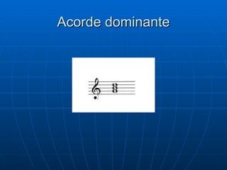 Acorde dominante 