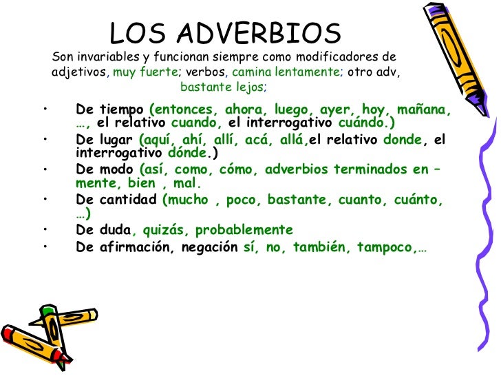 Clases De Palabras
