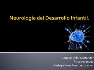 CarolinaVillar Santander
Psicopedagoga
Post-grado en Neuroeducación
 