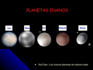 YouTube - Los nuevos planetas de sistema solar PLANETAS ENANOS 