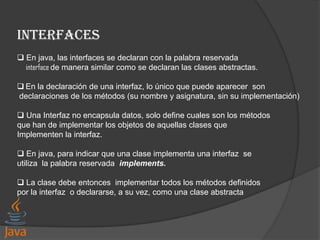 Clases abstractas e interfaces | PPT