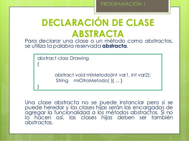 Diferencia Entre Interfaz Y Clase Abstracta Java