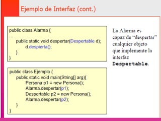 Clases abstractas e interfases