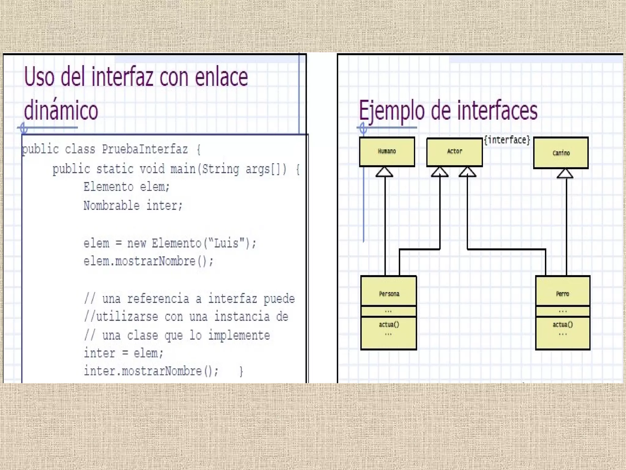 Clases abstractas interfaces