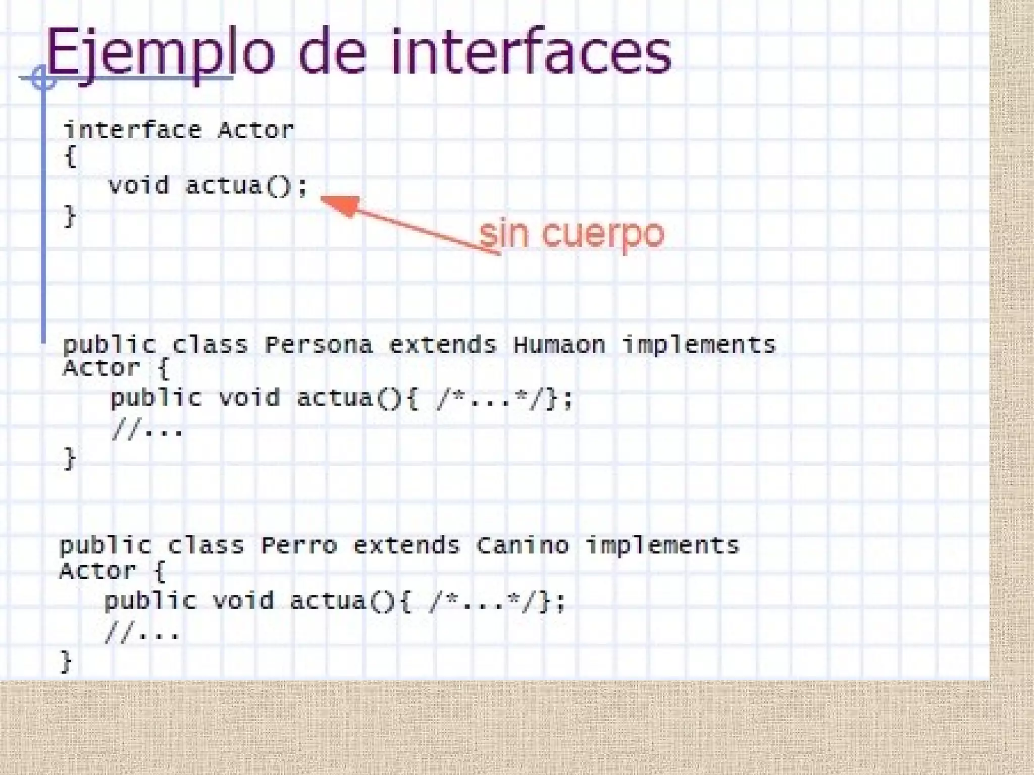 Clases abstractas interfaces