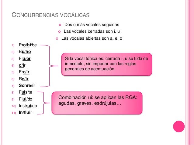 Clases de acento