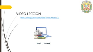 VIDEO LECCION
https://www.youtube.com/watch?v=d82KR5sbZDU
 