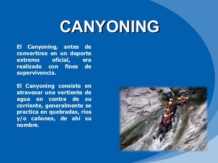Clases de deportes extremos en colombia