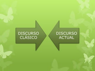 DISCURSO   DISCURSO
 CLÁSICO    ACTUAL
 