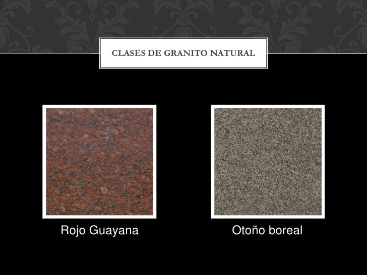 Clases de granito natural Clases de granito natural