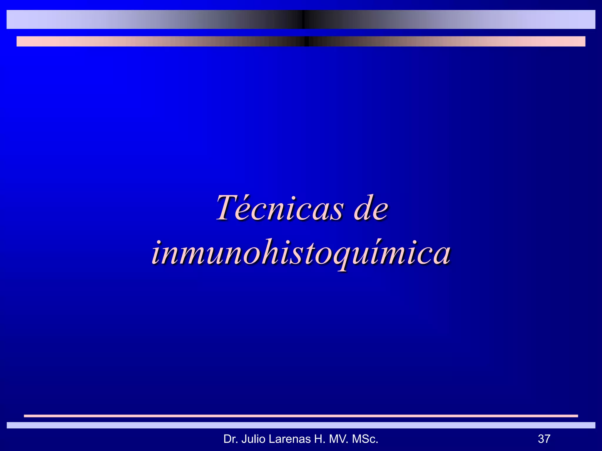 Dr. Julio Larenas H. MV. MSc.24FLUORESCENCIAEs la capacidad que tienen algunas moléculas de emitir luz mientras están siendo estimuladas de modo adecuado. No confundir con la fosforescencia que es la emisión de luz con posterioridad a la estimulación,cuando ésta última ha cesado. 