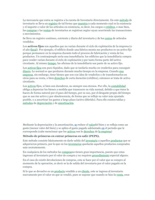 Clases de inveinntarios | DOC