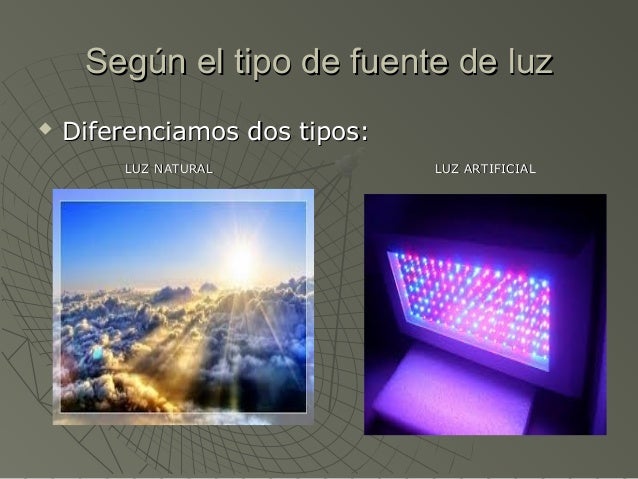 Clases de luz y estilos de iluminación