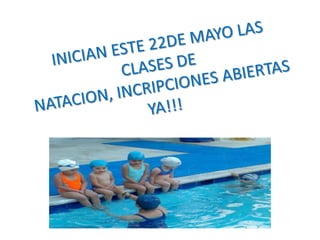 Club Recrativo Moca,ofrece clases de natacion