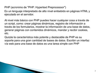Clases de php | PPTX