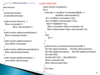 Clases de php | PPTX