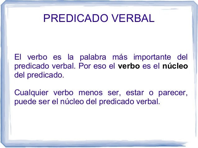 Clases de predicado