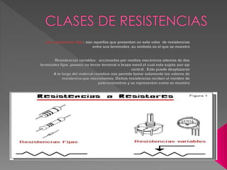 Clases de resistencias