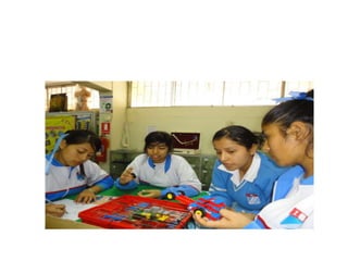 Clases de robotica alumnas de 5ª  Mag. Gonzales