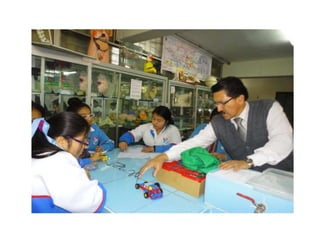 Clases de robotica alumnas de 5ª  Mag. Gonzales