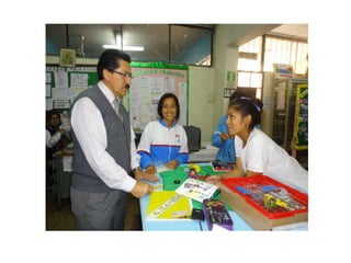 Clases de robotica alumnas de 5ª  Mag. Gonzales