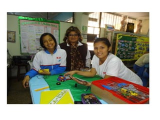 Clases de robotica alumnas de 5ª  Mag. Gonzales