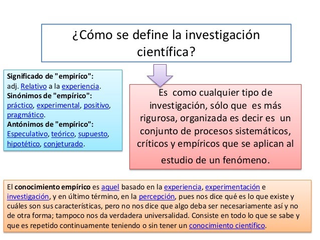 metodologia de la investigacion