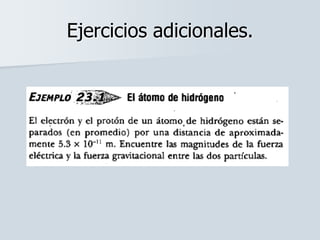 Ejercicios adicionales.
 