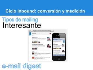 Ciclo inbound: conversión y medición
Interesante
 