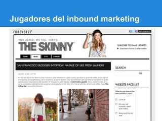 Jugadores del inbound marketing
 