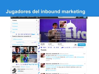 Jugadores del inbound marketing
 