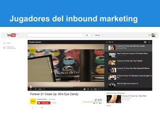 Jugadores del inbound marketing
 