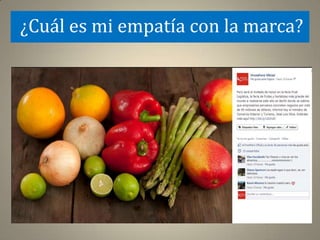 ¿Cuál es mi empatía con la marca?
 