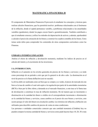 Clases matematica financiera | PDF