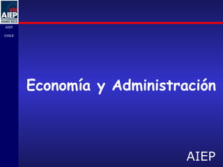 Economía y Administración   