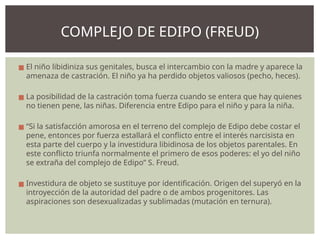 Análisis profundo del Complejo de Edipo en Freud y Lacan | PPTX