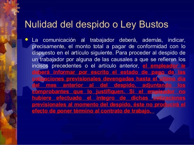 Clases sobre el despido